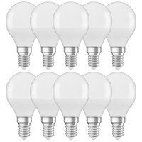10 X Osram LED Lampen Tropfen 5,5W = 40Watt E14 Matt 470Lm 840 Neutralweiß 4000K