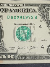 🎉2021 $1 D CLEVELAND BEP BIRTHDAY NOTE AUGUST 29 1972 (D80291972B)🎉 🎉2021 $1 D CLEVELAND BEP BIRTHDAY NOTE AUGUST 29 1972 (D80291972B)🎉