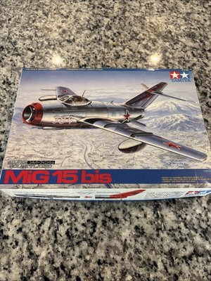 Tamiya MiG-15bis  Silver Color Plated  1/48 Scale Aircraft Series (Item 89535)