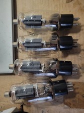 WORKING - FOUR MATCHED 811A Tubes, NEW China, Tested High Mu Power Triodes