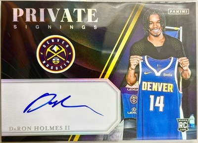 DaRon Holmes RC 2024/25 Panini Revolution PRVATE SIGNINGS #HOL Rookie Auto OC 
