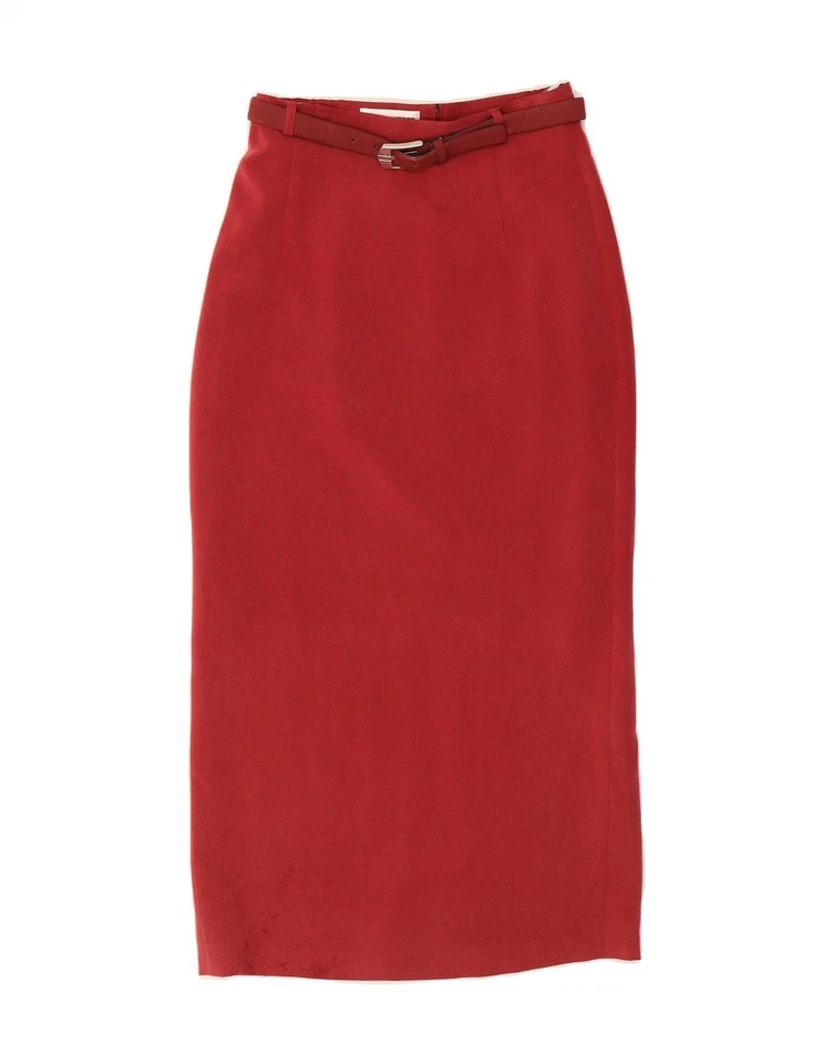 GERRY WEBER Mujer 4 Botones 2 Piezas Conjunto Falda Reino Unido 12 Mediano W26 Rojo Cupro AI01 Foto 4 de 4