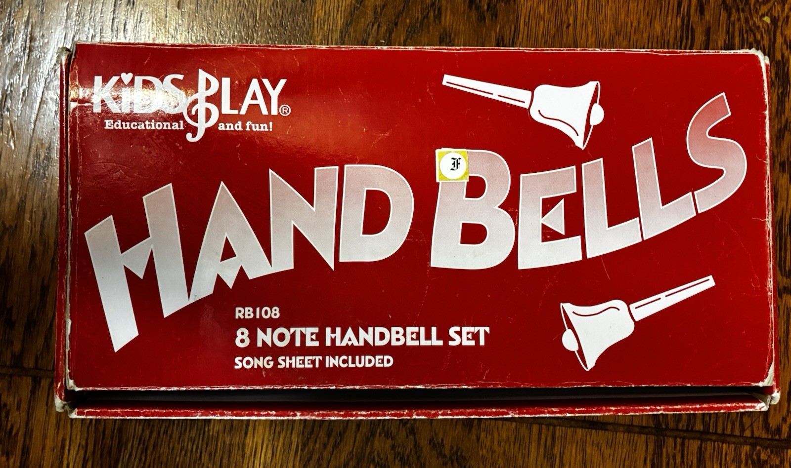 Kids Play 8 Note Hand Bell Set Rhythm Band Instruments Educational EUC