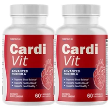CardiVit Blood Health Support Supplement - Cardi Vit -  2 Bottles
