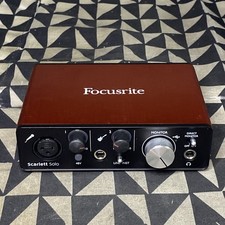 Focusrite Scarlett Solo 2nd Gen USB Audio Int...