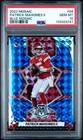 2022 Panini Mosaic PATRICK MAHOMES Blue Mosaic Prizm #94 46/99 PSA 10 GEM
