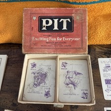 Rare Vintage PIT Card Game  Bull and Bear Edition 1947 Parker Brothers
