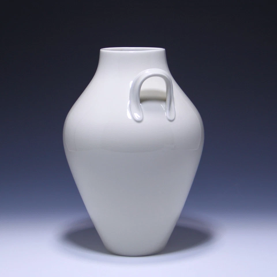 Große Fürstenberg Henkelvase Form 1190/5 - 1950er Jahre Entwurf Wagenfeld? - Bild 2 von 4