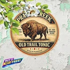 Buffalo Trace Rustic Kentucky Bourbon Tin Sign 8x8 Vintage Wall Art Plaque