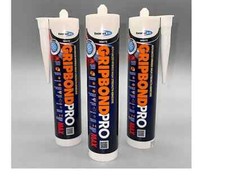 Pack of 3 Bond It Gripbond Pro Max Adhesive White 310ml
