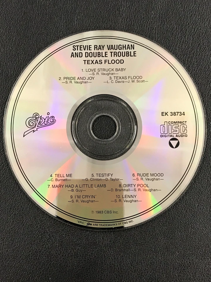 1983 Stevie Ray Vaughan and Double Trouble-Texas Flood NM Japan Album w/ Sleeve - Image 2 of 4