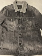 BLANKNYC Dark Denim Jacket Fur Collar Men s L...