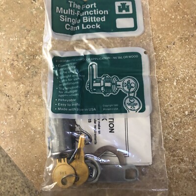 STOCK LOCKS By Fort Lock MFW23138 Keyed Different Cam Locks 1 3/8 ...