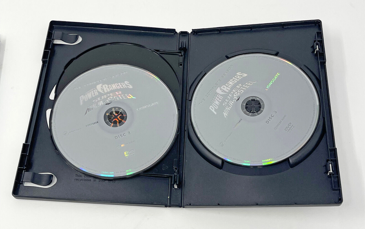 Power Rangers Super Ninja Steel The Complete Season 3-Disc DVD Set