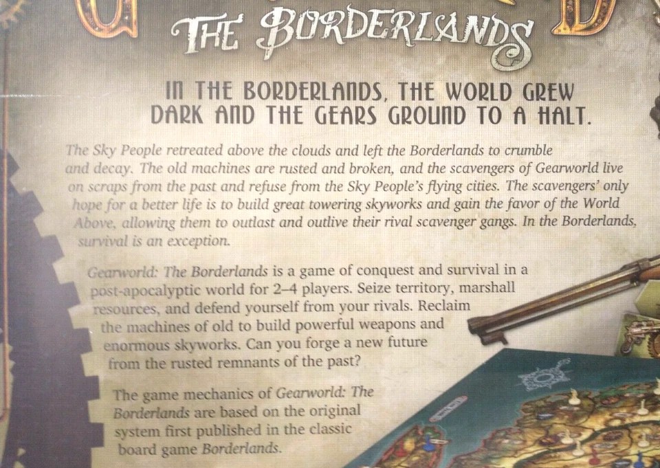 Gearworld The Borderlands Post-Apocalyptic Game by Fantasy Flight New in Shrink - Image 4 of 4