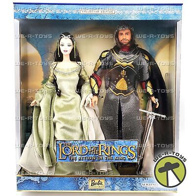 The Lord of The Rings Barbie as Arwen & Ken as Aragorn Dolls The Lord of The Rings Barbie as Arwen & Ken as Aragorn Dolls