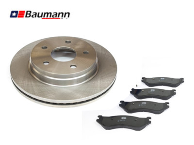 SET: 2 BREMSSCHEIBEN & BREMSKLÖTZE VORNE DODGE DURANGO 2003-2006