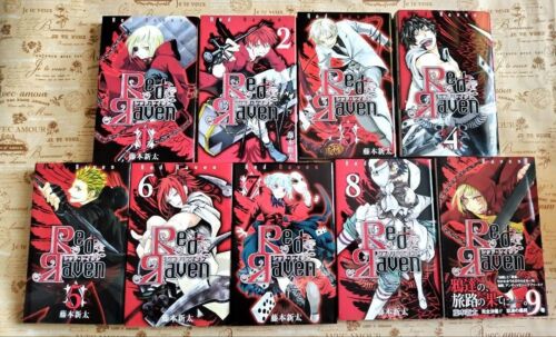 Red Raven Vol.1-9 Complete set Comics Shinta Fujimoto Manga Square Enix Japan - Picture 1 of 3