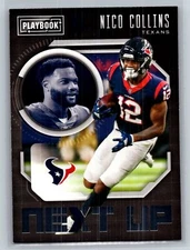 2021 Panini Playbook #NXT-NCO Nico Collins Next Up