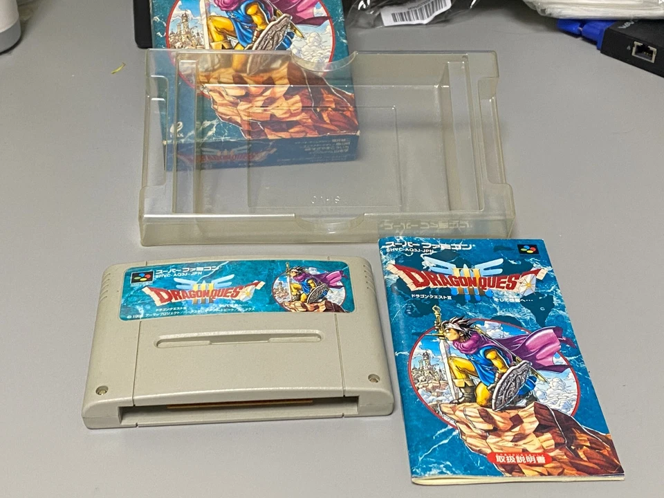 Nintendo Super famicom SNES Game Soft DRAGON QUEST 1 2 5 6 I II III V Japan ENIX - Image 4 of 4