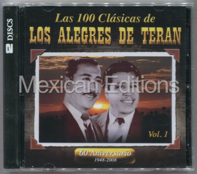 Los Alegres De Teran 100 Clasicas De Vol.1 Mexican Edition 2CD