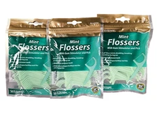 GOODSENSE Mint Flossers w/ Gum Stimulator Pick 50ct ( 3 pack )