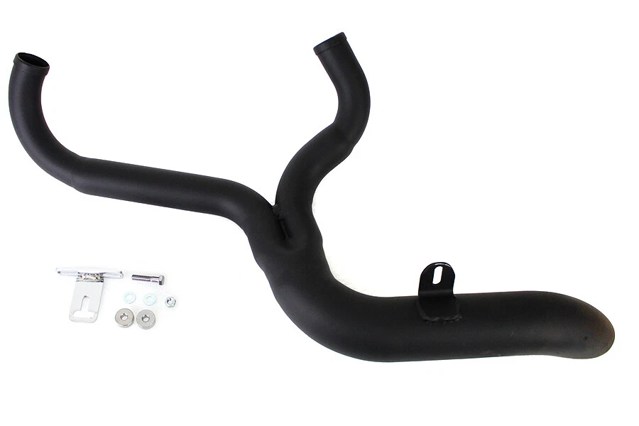 FXD 2:1 Lake Side Pipe Exhaust Black fits Harley Davidson - Image 3 of 4