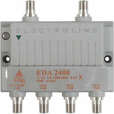 ELECTROLINE EDA2400 CATV RF ANTENNA AMPLIFIER  ( LOT OF 3 )
