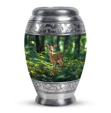 Deer Urns For Adults Male  Female, Urns For Human Ashes , 10 Inch