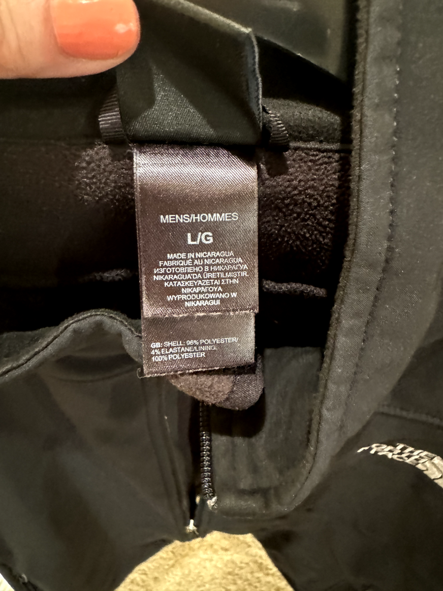 Men's Northface Full Zip Jacket Black F14 CMR4 T183 Men's Northface Full Zip Jacket Black F14 CMR4 T183