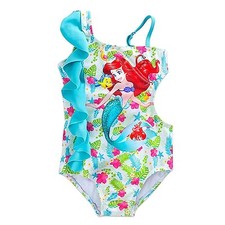 Disney Store Princess The Little Mermaid Ariel One PC Swimsuit Girl Size 5/6