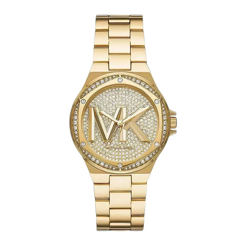 Damen Armbanduhr LENNOX MK7229 Quarzuhr 37mm Goldfarbenes - Bild 3 von 4