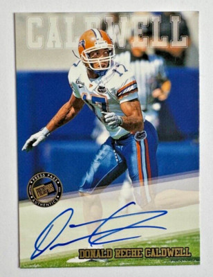 Reche Caldwell 2002 Press Pass Autographs AUTO #DOCA Florida Gators