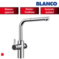 KüChenarmatur Blanco Evol-S Volume Chrom 525212 Hd Wasserhahn Schlauchbrause