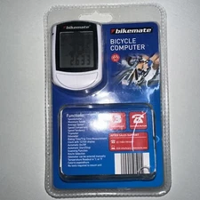 Bikemate Bicycle Computer Features Speedometer Odometer Trip Time MORE New NIP 