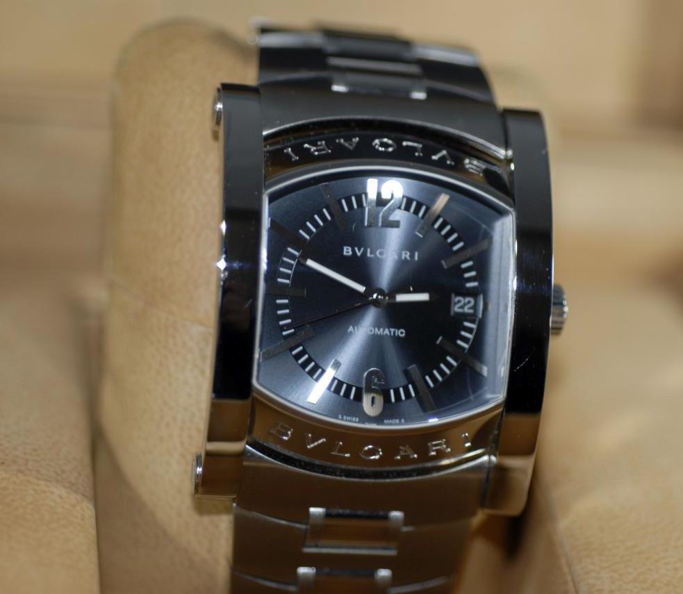 Bulgari Assioma large Watch ref: AA48S with Box - Nice Steel Bulgari Assioma large Watch ref: AA48S with Box - Nice Steel