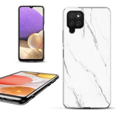 For Samsung Galaxy A42 5G Slim TPU Phone Case  - Marble / White