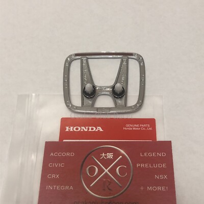 OEM Honda Front Hood Emblem Badge For 1992-1995 Civic EG6 Hatchback, Sedan, Coupe