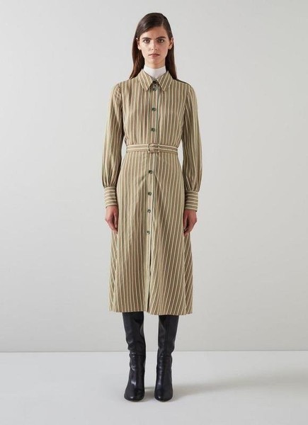 Women L.K.Bennett Dress White Viscose 40 / L / 48