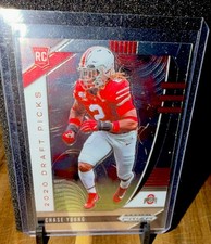 2020 Panini Prizm Draft Picks Rookie Card Chase Young #130 Ohio State Buckeyes. rookie card picture