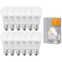 12 X Ledvance Smart+ Birne A60 9W = 60W E27 Matt 806Lm Warmweiß Dimmbar App Wifi