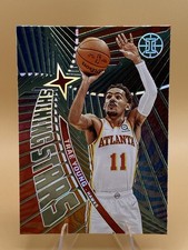 Trae Young 2021-22 Panini Illusions Shining Stars #12 Atlanta Hawks Trading Card