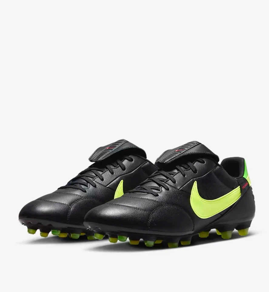 Botines de fútbol Nike Premier 3 FG HM0265-008 negros para hombre 10,5 Foto 2 de 4