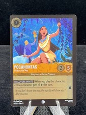 Disney Lorcana-Winterspell-Pocahontas-Finding the Way- 8-Cold Foil-M/NM