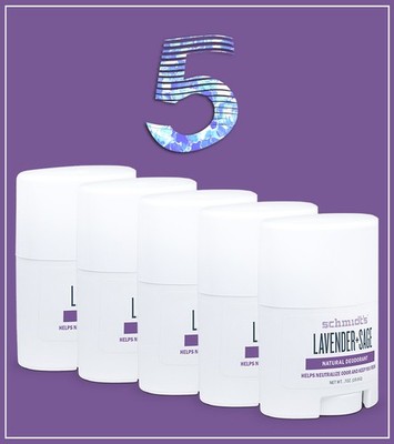 5 Promo Pack Lavender+Sage Travel Size