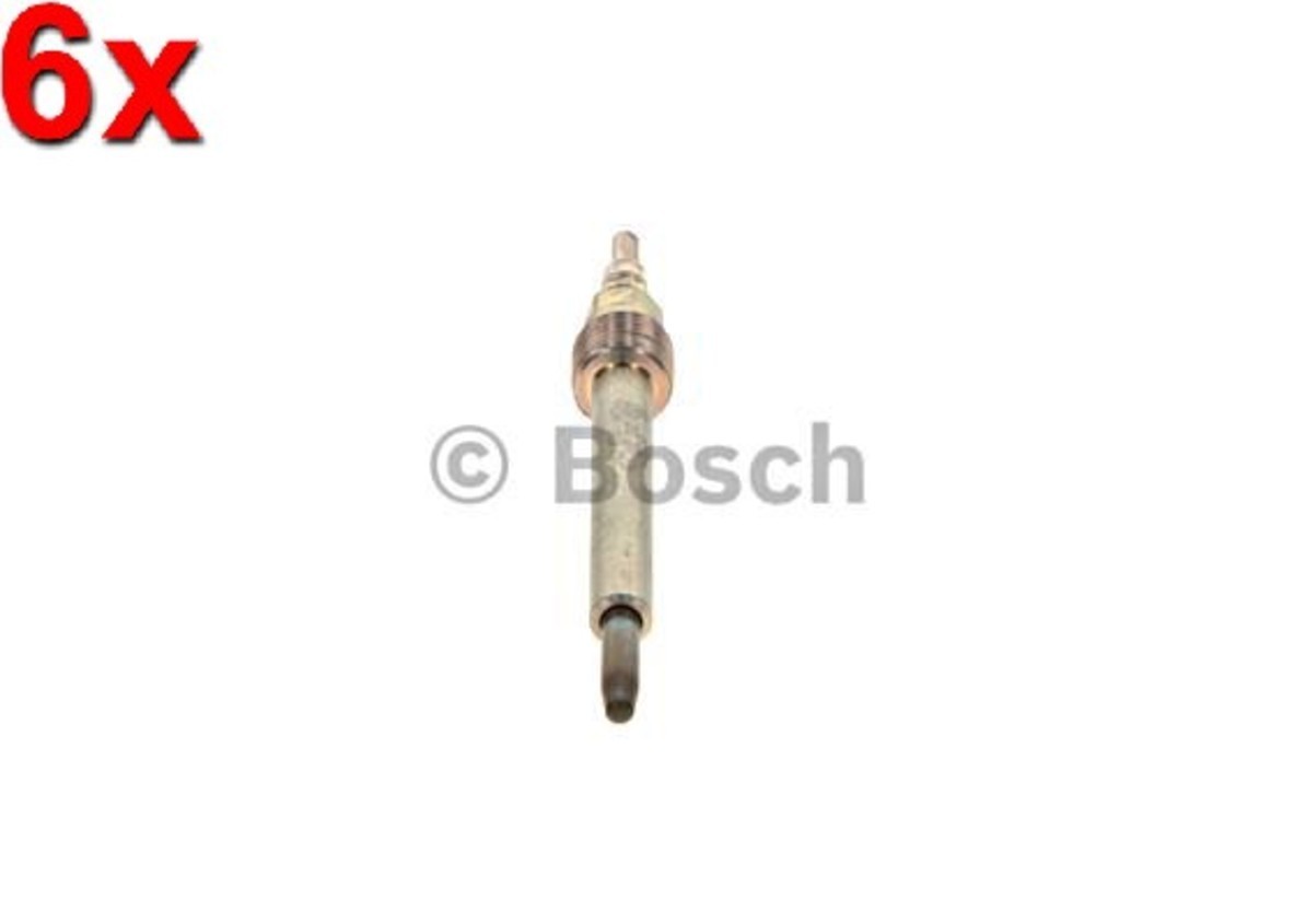 BOSCH 6x Glow Plugs 0250212007