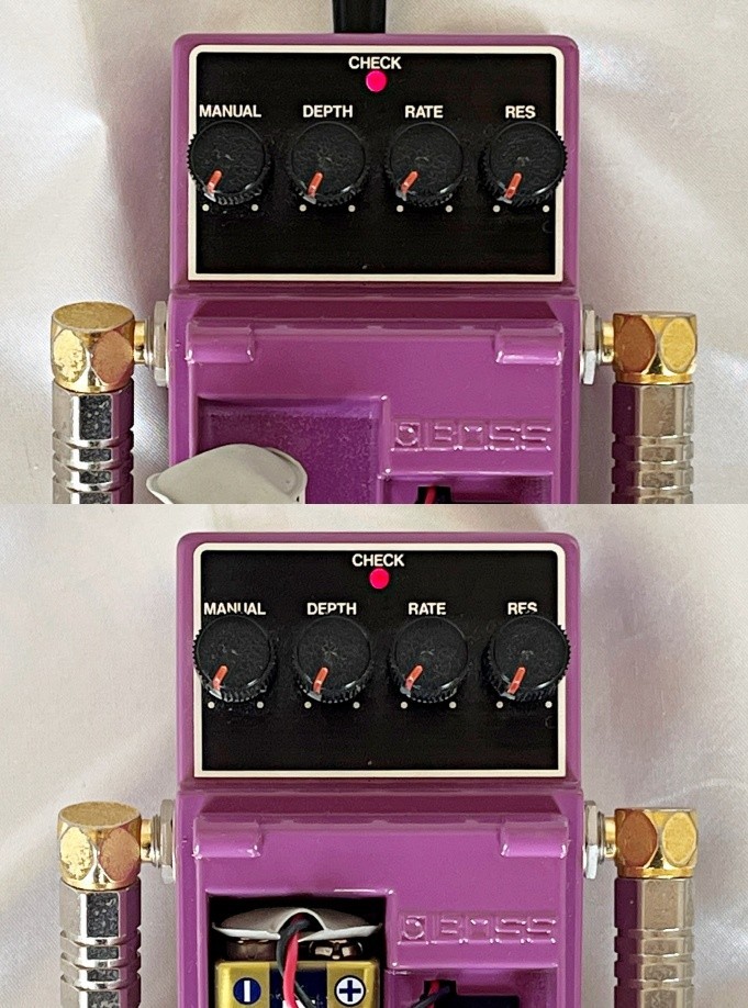 BOSS BF-2 Flanger 1985 W/Box Vintage Guitar Pedal Made in japan