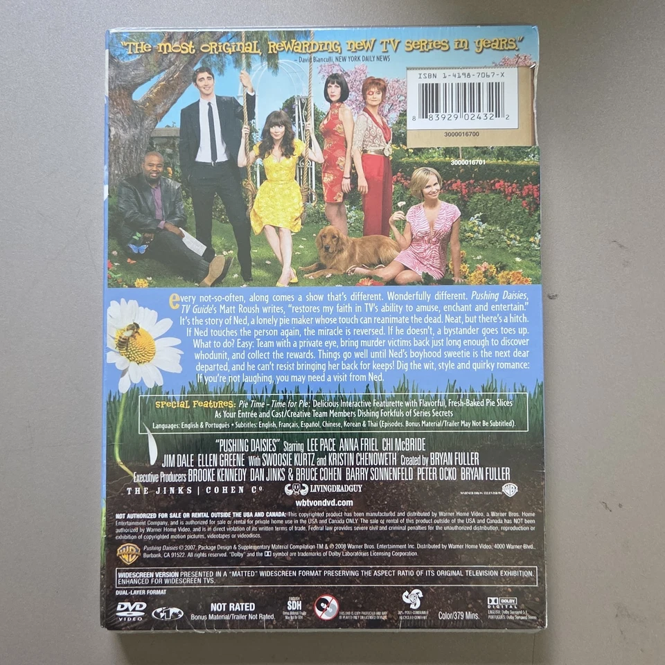 Pushing Daisies - The Complete First Season (DVD, 2008, 3-Disc Set) NEW - Image 2 of 2