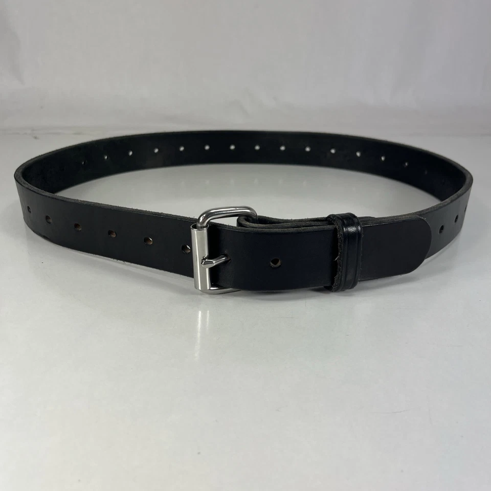 Cinturón de trabajo Hanks Belts Gunner utilitario de cuero negro - Hecho en EE. UU. - Para hombre talla 38 Foto 2 de 4