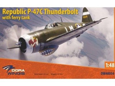 Dora Wings - Republic P-47C Thunderbolt with Ferry Tank 1/48 48054